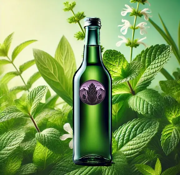 Vodka de Mashua negra con notas de Menta y Cedrón