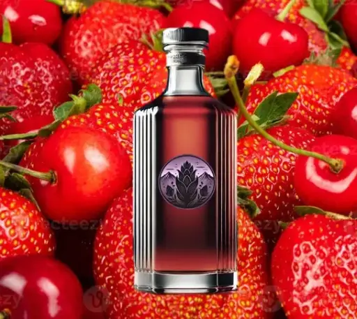 Vodka de Mashua negra con Fresa y Cereza