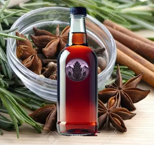 YANA QURY: Vodka de Mashua negra con infusión de Té, Canela, Clavo y Toronjil